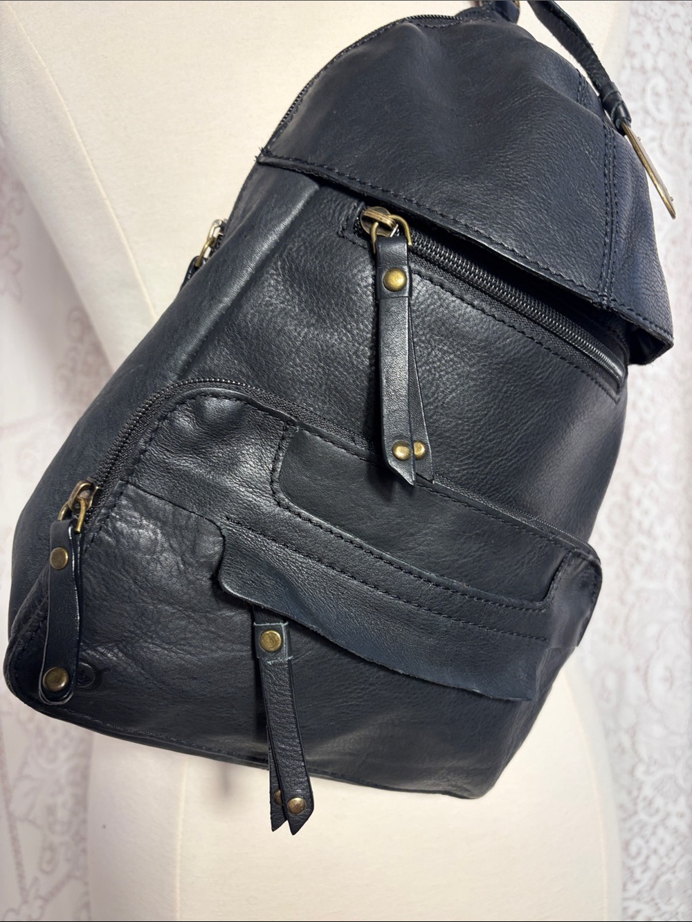 Born Black Leather Sling Bag - Picture 6 of 11